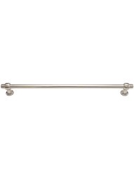 Bronte Cabinet Pull 11 5/16 inch Center-to-Center in Polished Nickel.
